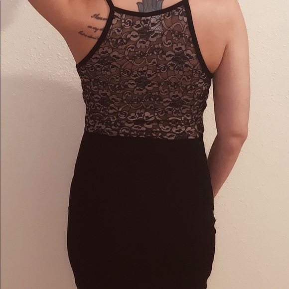 Free Black Lace cut-out dress in medium FREE - Picture 5 of 6